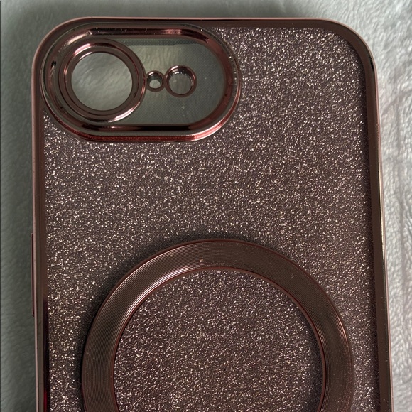 Glittery Rose Gold Phone Case - Picture 4 of 8